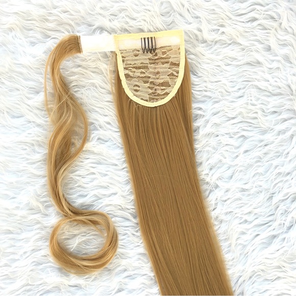 Hair extensions ponytail blonde - Picture 2 of 4